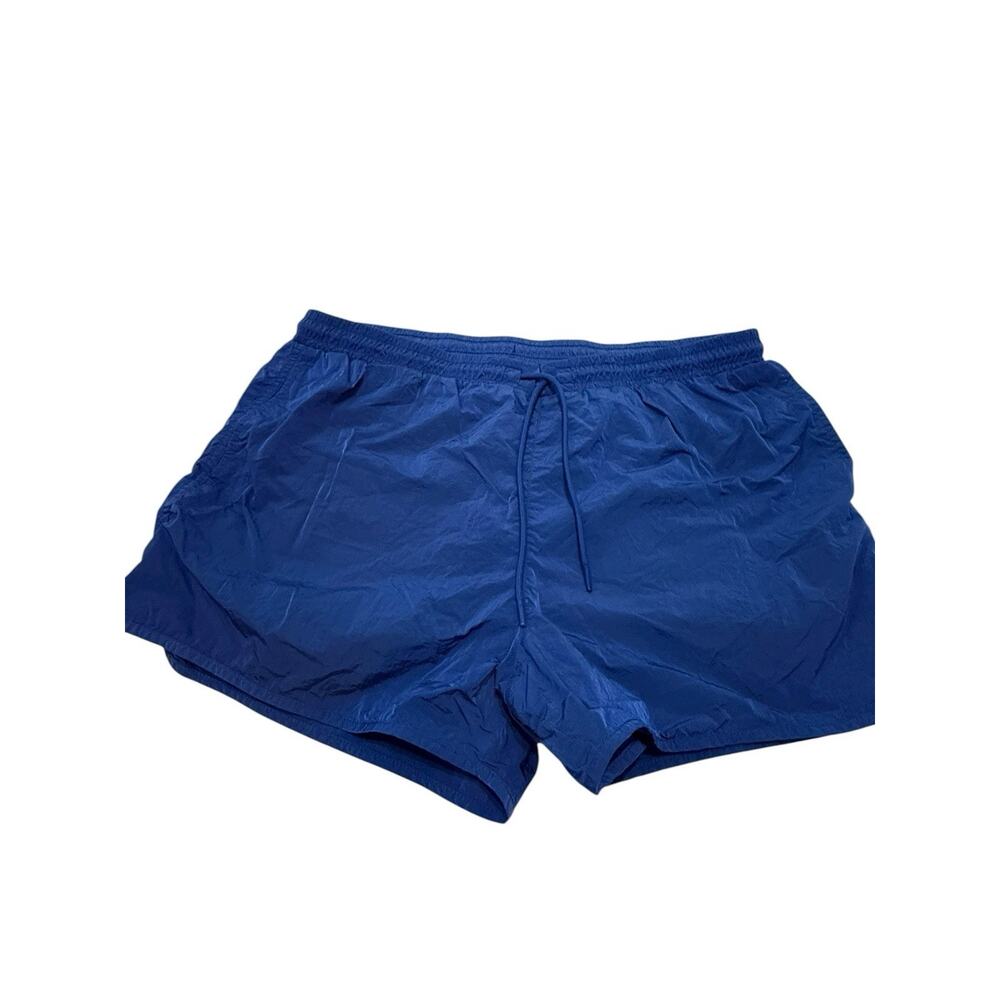 Abercrombie & Fitch Swim Trunks Mens XL Blue Print 5” Inseam Lined‎ + Pockets